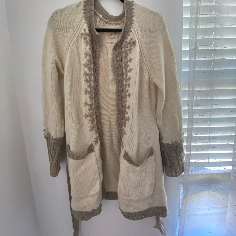 Anthropologie open front duster cardigan